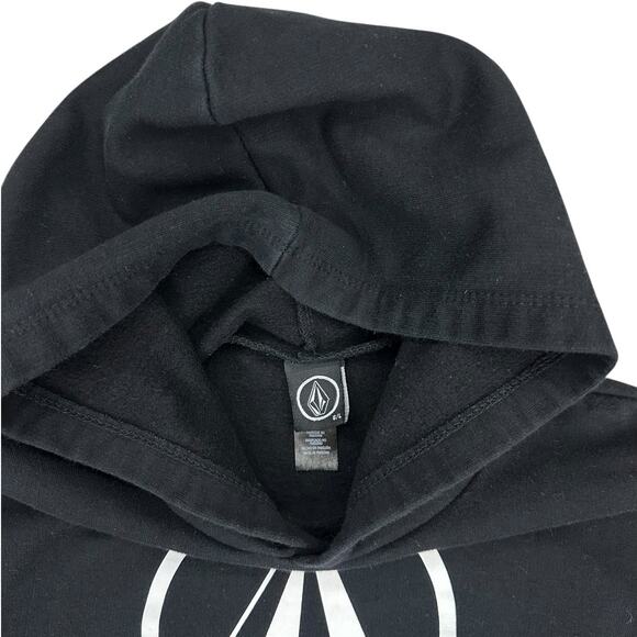VOLCOM Boys Black Hoodie Size L/6 - Picture 2 of 3
